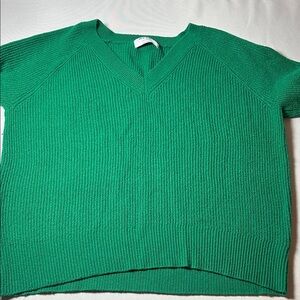 Classic Old Navy Green V-Neck Women's Sweater